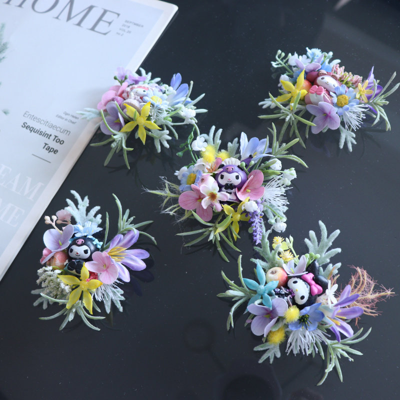 森系原创卡通库洛米美乐蒂新娘伴娘姐妹团手腕花结婚胸花童胸针花,节庆用品/礼品,胸花,淘宝优惠券,粉丝福利购,淘宝优惠卷
