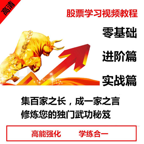 股市股票炒股K线学习零基础自学到高手在线教学视频教程网课课程