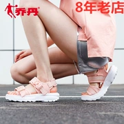 Giày nữ Jordan Sandals 2019 Mùa hè Mới Velcro Giày đế bằng nữ Giày đế mềm nhẹ Giày đi biển - Giày thể thao / sandles