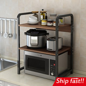 Kitchen 置物架烤箱微波toaster rack microwave oven tray stand