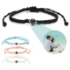 bracelets projection with custom picture inside photo gift