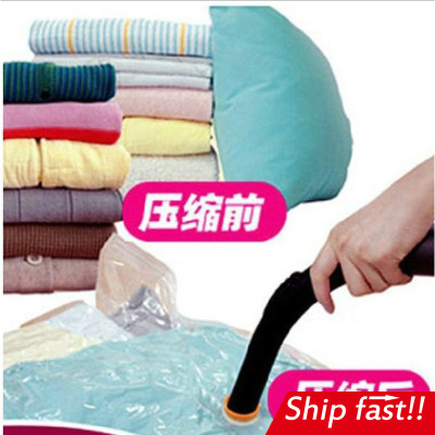 1pc vacuum bags clothes storage plastic sealing pump travel