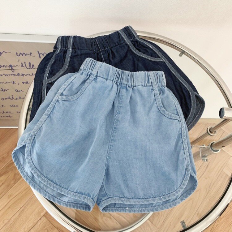 断码清仓夏季韩国童装 男童牛仔短裤2-7岁儿童薄牛仔凉快宽松裤子