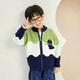 宝宝加绒加厚棉衣服8180 2026新款 男童毛衣外套秋冬季 拉链针织开衫