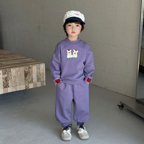 男童春季运动套装两件装