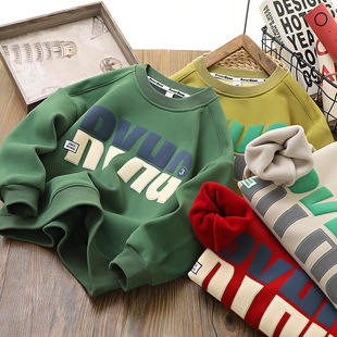 儿童外穿春秋装 新款 中大童上衣潮2505 男童卫衣春季 童装