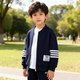 7109 中大童卫衣拉链儿童运动开衫 男童棒球服外套2026春秋季 新款
