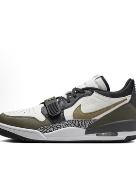 耐克Jordan 时尚舒适百搭低帮复古篮球鞋男款CD7069-120温州LU