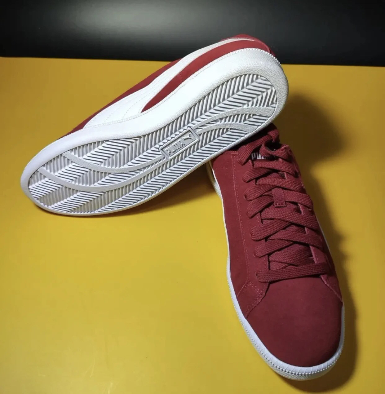 Puma/彪马 Smash 防滑耐磨 轻便透气 休闲复古 运动 情侣 板鞋F仓