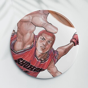 动漫灌篮高手周边吧唧樱木花道徽章二次元挂件三井流川枫痛包配件