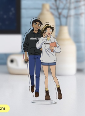 名侦探柯南周边立牌15cm透明夹层立牌和叶平次基德安室conan land