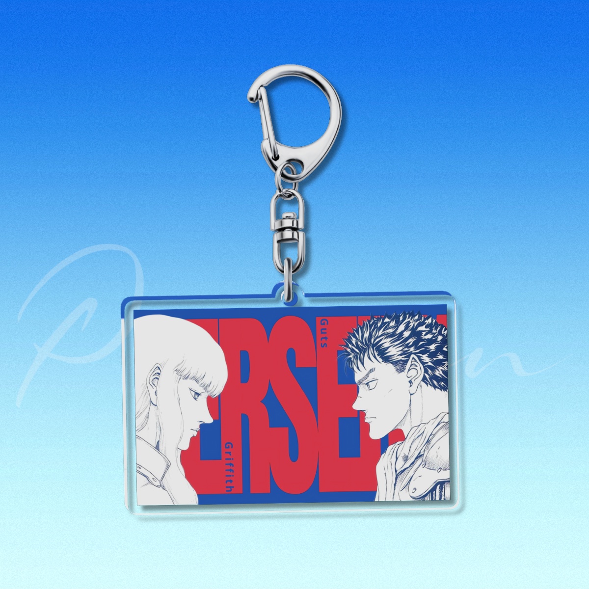 剑风传奇烙印战士7CM亚克力钥匙扣挂件挂坠格斯格里菲斯卡思嘉