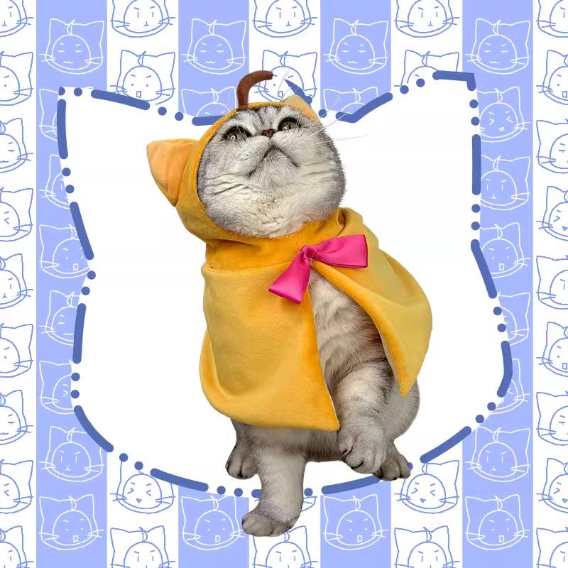无限暖暖猫咪斗篷宠物可爱衣服小狗披风cos大喵momo同人动漫服饰