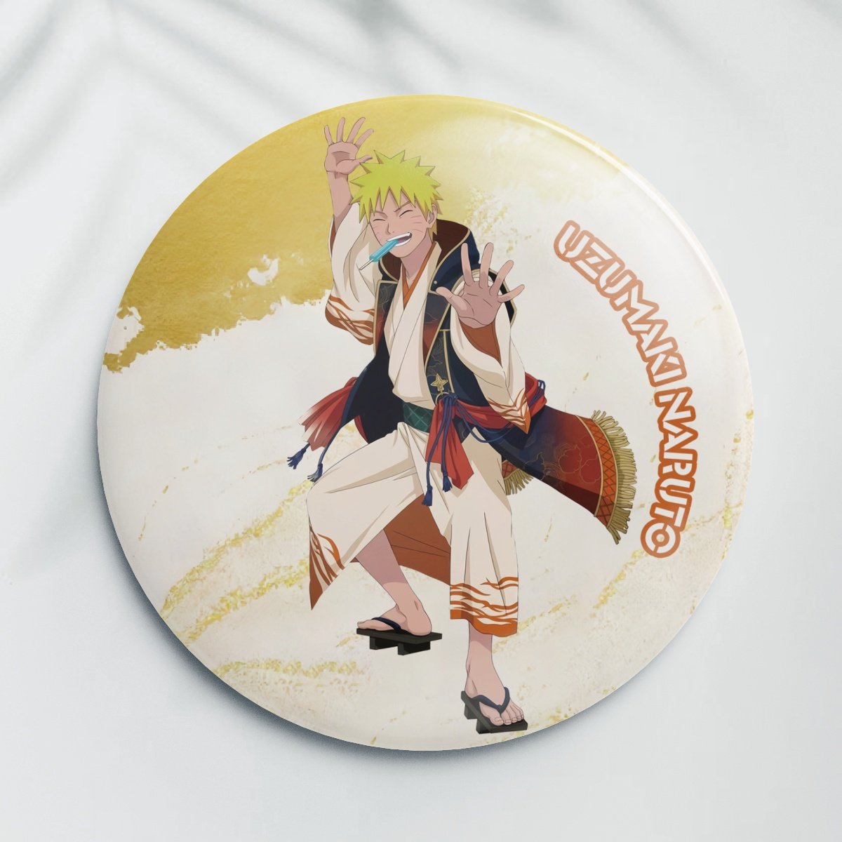 火影忍者25周年周边鸣人大蛇丸带土佐助水门卡卡西徽章挂件吧唧