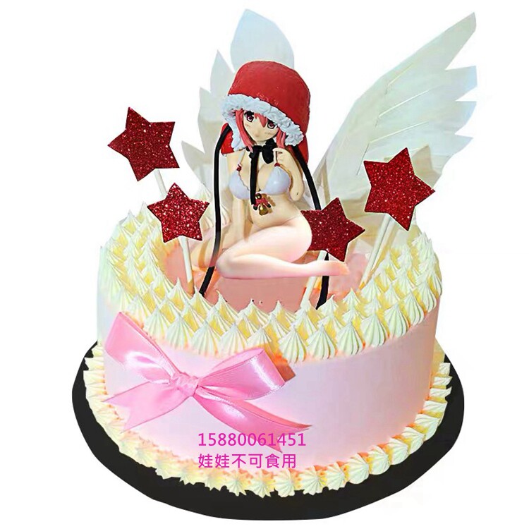 比基尼索尼子翅膀美女宅男个性七夕生日蛋糕福州同城配送情人节订