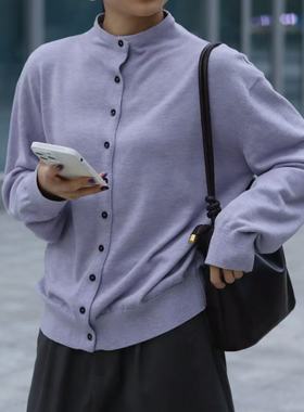 QINGQING｜FW＂羊毛混纺亲肤半高领针织打底衫 软糯百搭/4色