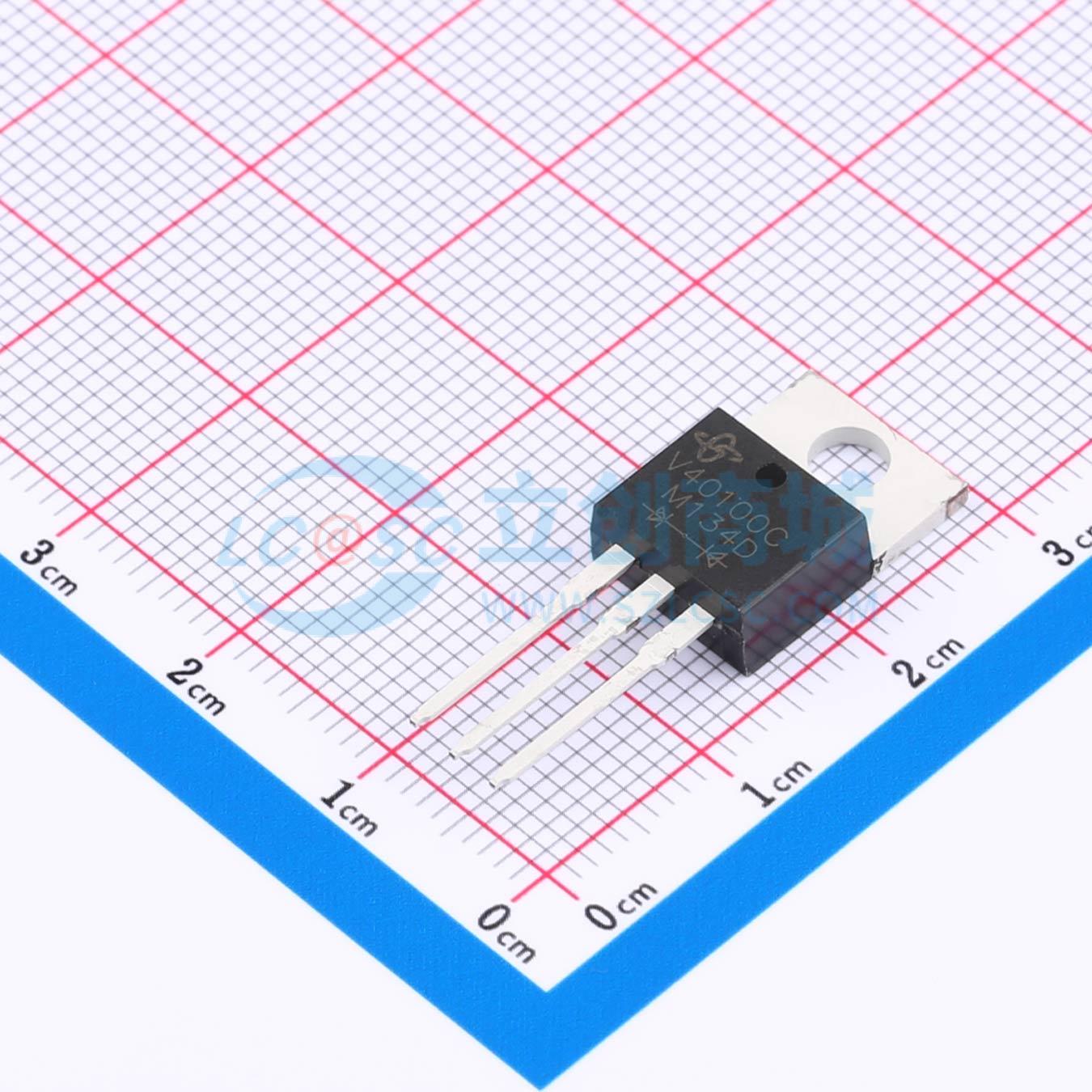 V40100C-M3/4W TO-220AB 肖特基二极管 VISHAY(威世)全新原装 电