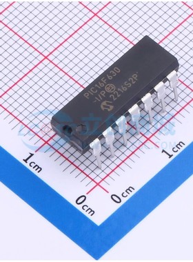 PIC16F630-I/P PDIP-14 单片机(MCU/MPU/SOC) 全新原装 电子元器