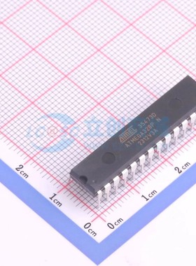 ATMEGA328P-PN PDIP-28 单片机(MCU/MPU/SOC) 全新原装 电子元器