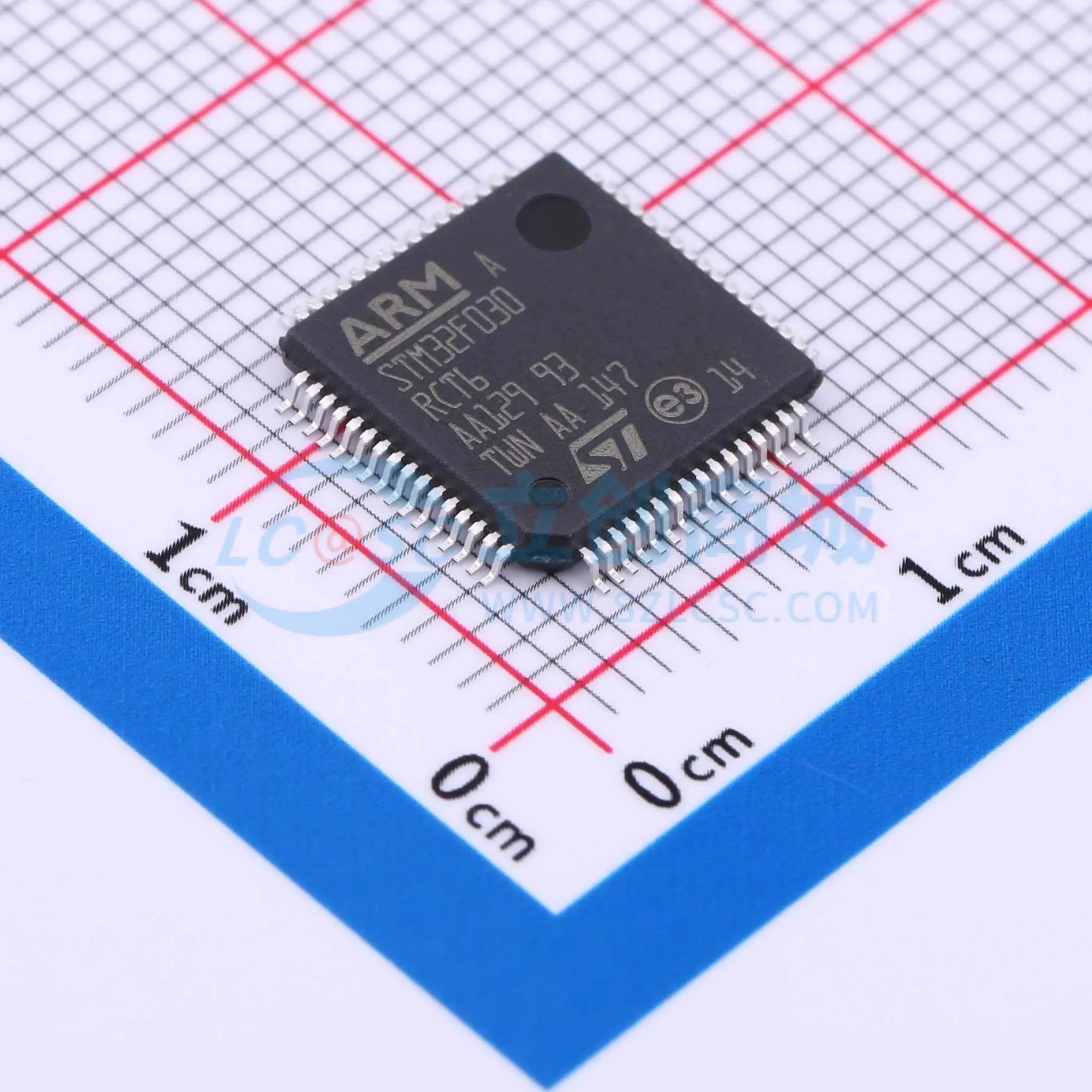STM32F030RCT6TR LQFP-64(10x10) 单片机(MCU/MPU/SOC) ST(意法半