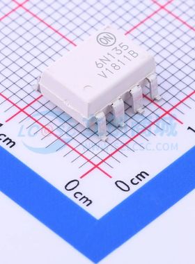 6N135SDVM SOP-8-2.54mm 逻辑输出光耦 ON(安森美)原装正品 电子