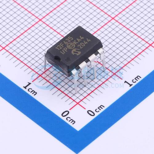 PIC12F635-I/P PDIP-8 单片机(MCU/MPU/SOC) 全新原装 电子元器件