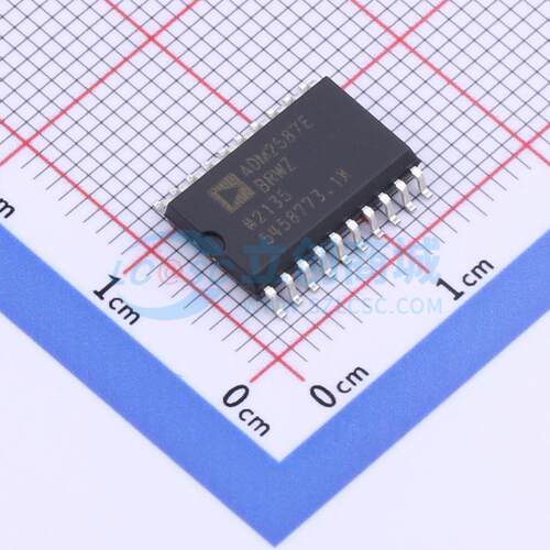 ADM2587EBRWZ SOIC-20-300mil 隔离式RS485/422收发器(带电源) 原