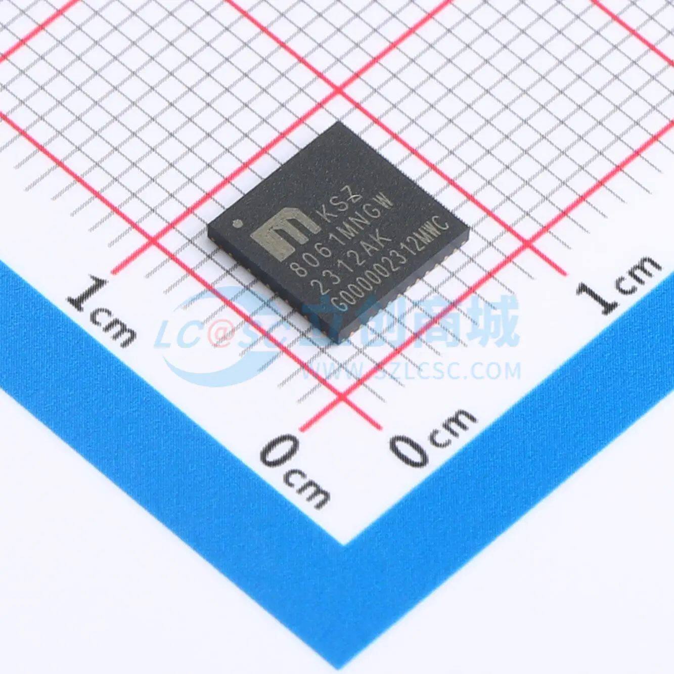 KSZ8061MNGW TQFN-48-EP(7x7) 以太网收发器 MICROCHIP(美国微芯)