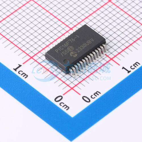 PIC16F76-I/SS SSOP-28-208mil 单片机(MCU/MPU/SOC) 全新原装 电