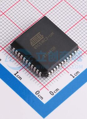 AT89C51RC2-SLSUM PLCC-44(16.6x16.6) 单片机(MCU/MPU/SOC) 全新