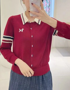 3305 外套2C227 P165K238 女2026新款 首发现货天丝针织开衫