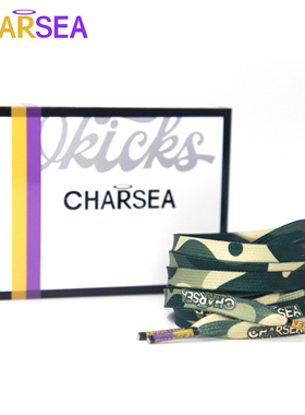 CHARSEA高贵灵魂20ss 适配AJ1AF1原装球鞋迷彩百搭时尚潮流鞋带扁
