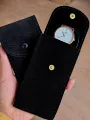 Watch Velvet Bag Black