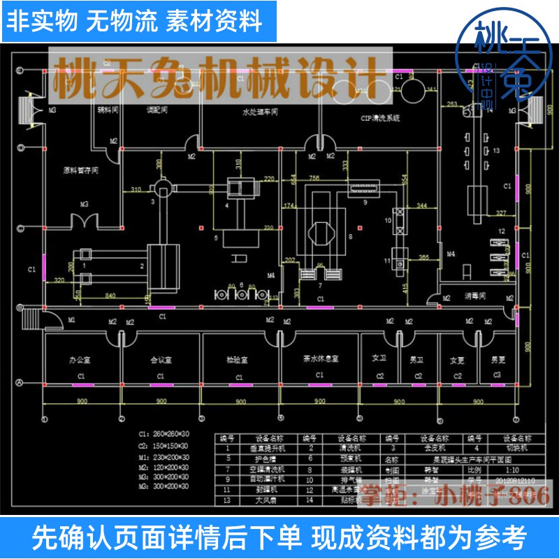 年产4000吨果蔬罐头厂的设计含cad图纸及说明食品加工厂设计