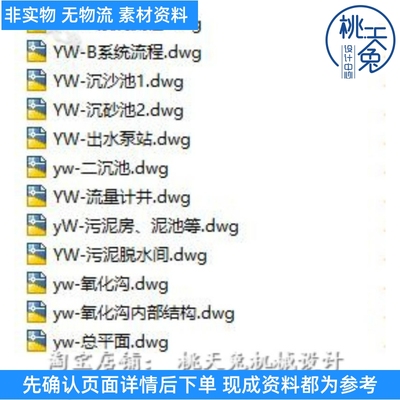 15万吨污水厂氧化沟工艺初步设计图CAD图纸