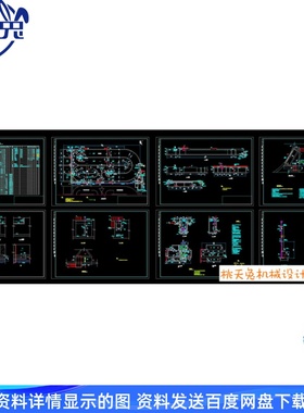 Carrousel2000工艺图 污泥泵房 污水处理厂设计CAD图纸