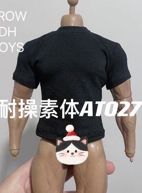 1/6 兵人 worldbox 耐操素体 肌肉素体 AT027 素体 短袖 T恤