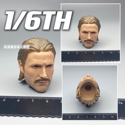 1/6 兵人 1/6 VINYL STUDIO-002 黑凯撒 极线杀手 汉尼拔头雕