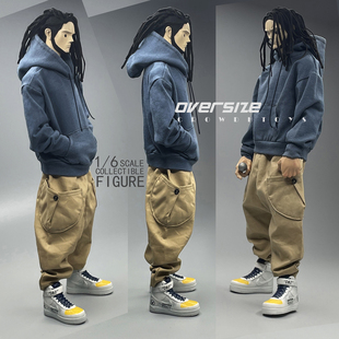 1/6 兵人 CROWDHTOYS 潮流 帽衫 （肥款）oversize风格