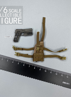 1/6 兵人 12寸 Devil toys WOO科幻军事 Secret Master 手枪+枪套