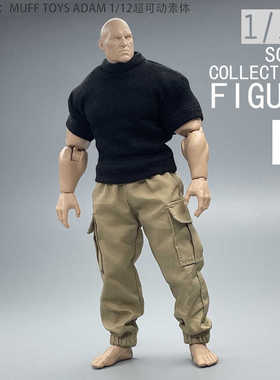 1/12兵人6寸人偶 MUFF TOYS ADAM 壮硕 AD01 男性素体 短袖