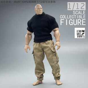 1/12兵人6寸人偶 MUFF TOYS ADAM 壮硕 AD01 男性素体 短袖