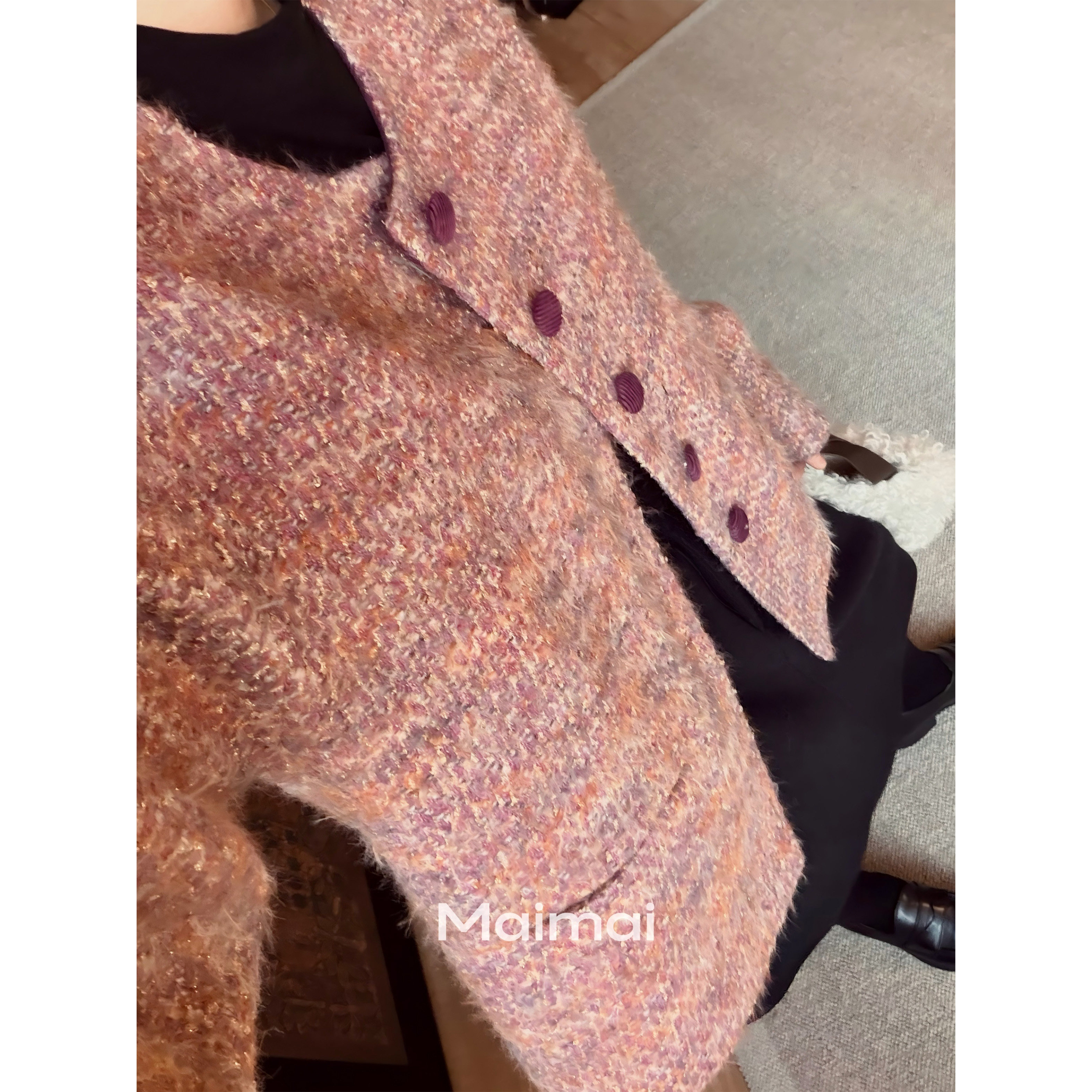 秋冬高级时尚显瘦百搭洋气外套女