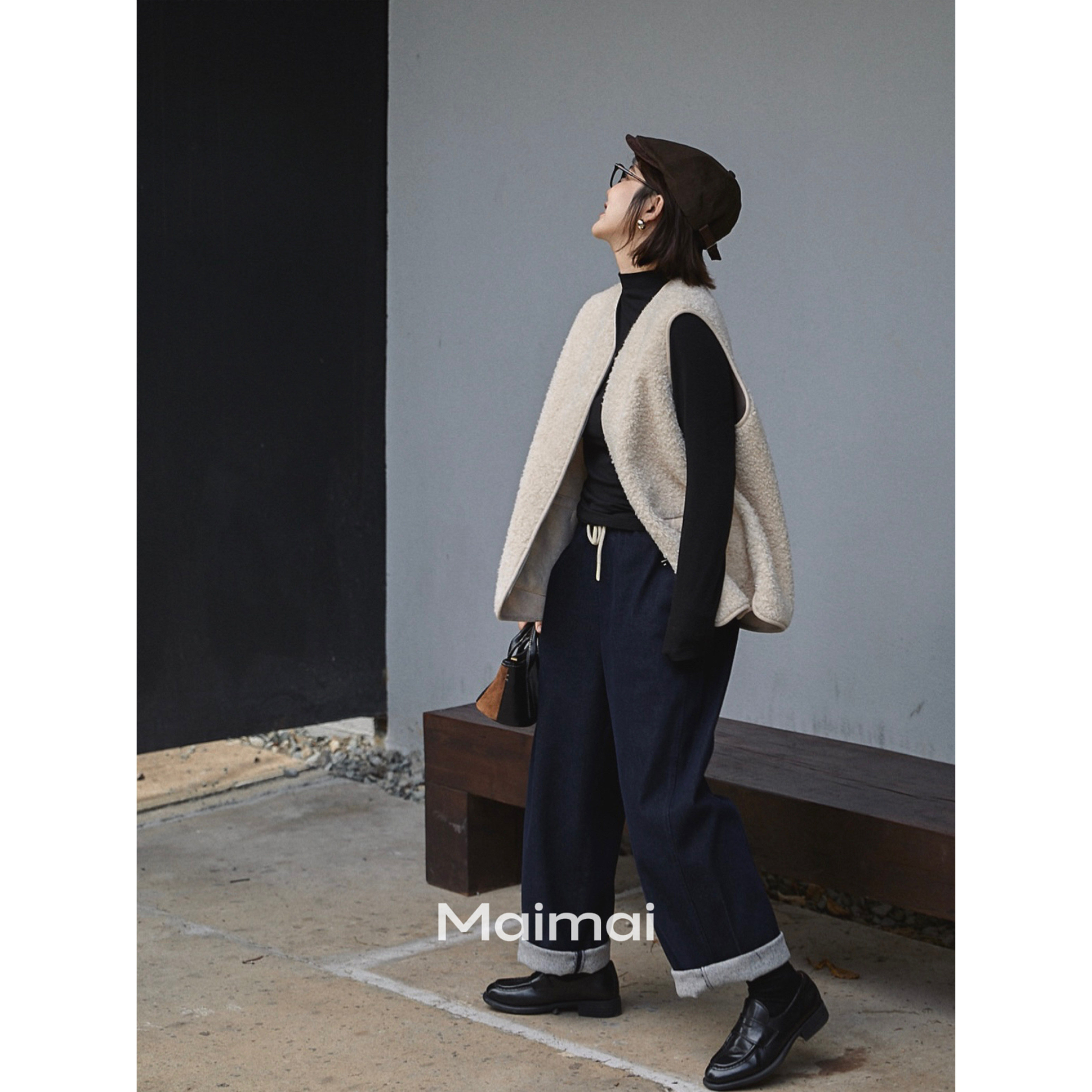 郑买买 松岛牛仔 秋冬季新款气质休闲百搭纯色简约弯刀牛仔裤,女装/女士精品,牛仔裤,淘宝优惠券,粉丝福利购,淘宝优惠卷