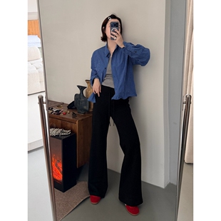 郑买买 扭扭衫 春季新款休闲百搭小众显瘦独特漂亮巨好看衬衫女款