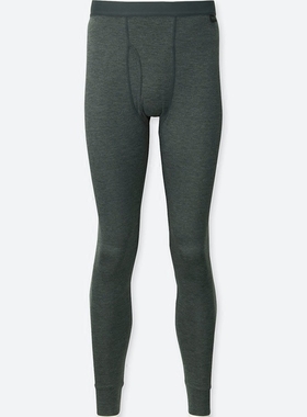 薄绒保暖裤男士紧身打底裤EXW日本自发热内衣超薄秋裤棉毛裤衬裤