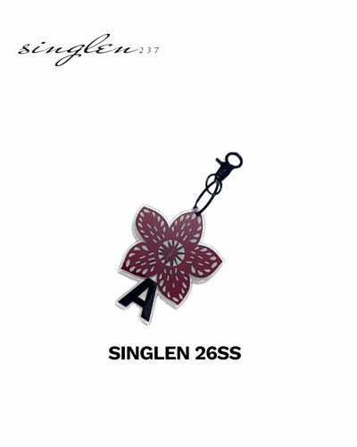 singlen 26ss Made in China 恶搞食人花挂件钥匙扣