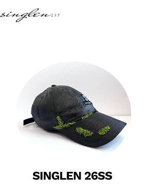 singlen 26ss Made in China 暗黑涂层｜末日重生造型设计鸭舌帽