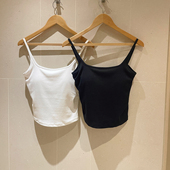 KOGIRL瞬间凉感U型美背3D立体杯型修身 显瘦遮副乳外穿吊带背心女