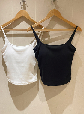 KOGIRL瞬间凉感U型美背3D立体杯型修身显瘦遮副乳外穿吊带背心女